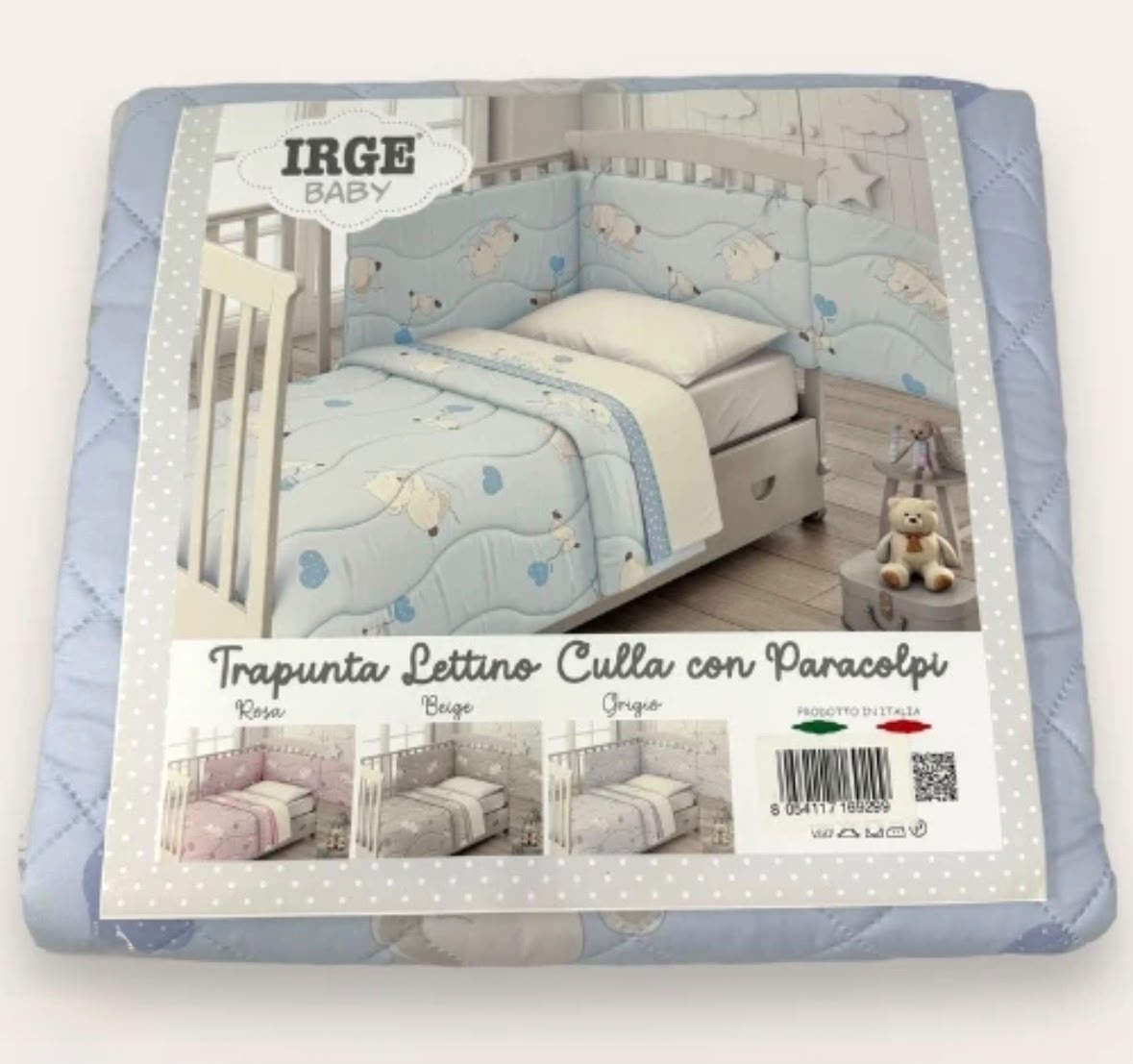 Trapunta per Culla con Paracolpi IRGE Baby – Art. BTE