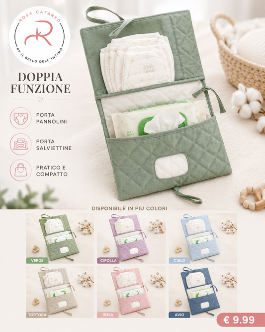 Porta Pannolini e Salviettine Neonato Art.005