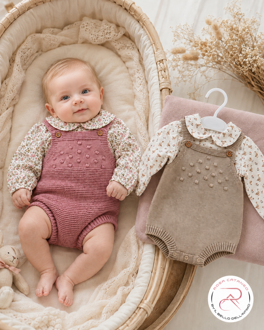 Pagliaccetto Neonata in Maglia Ref. 595