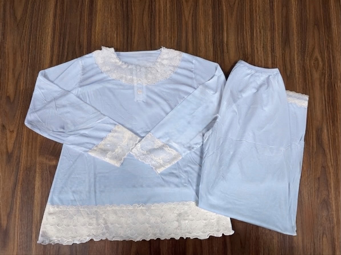 Pigiama Donna Premaman e Allattamento con Pizzo – Art. K-313