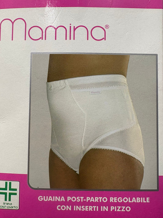 Guaina Post Parto Mamina Bianca Regolabile Art. Z 9109