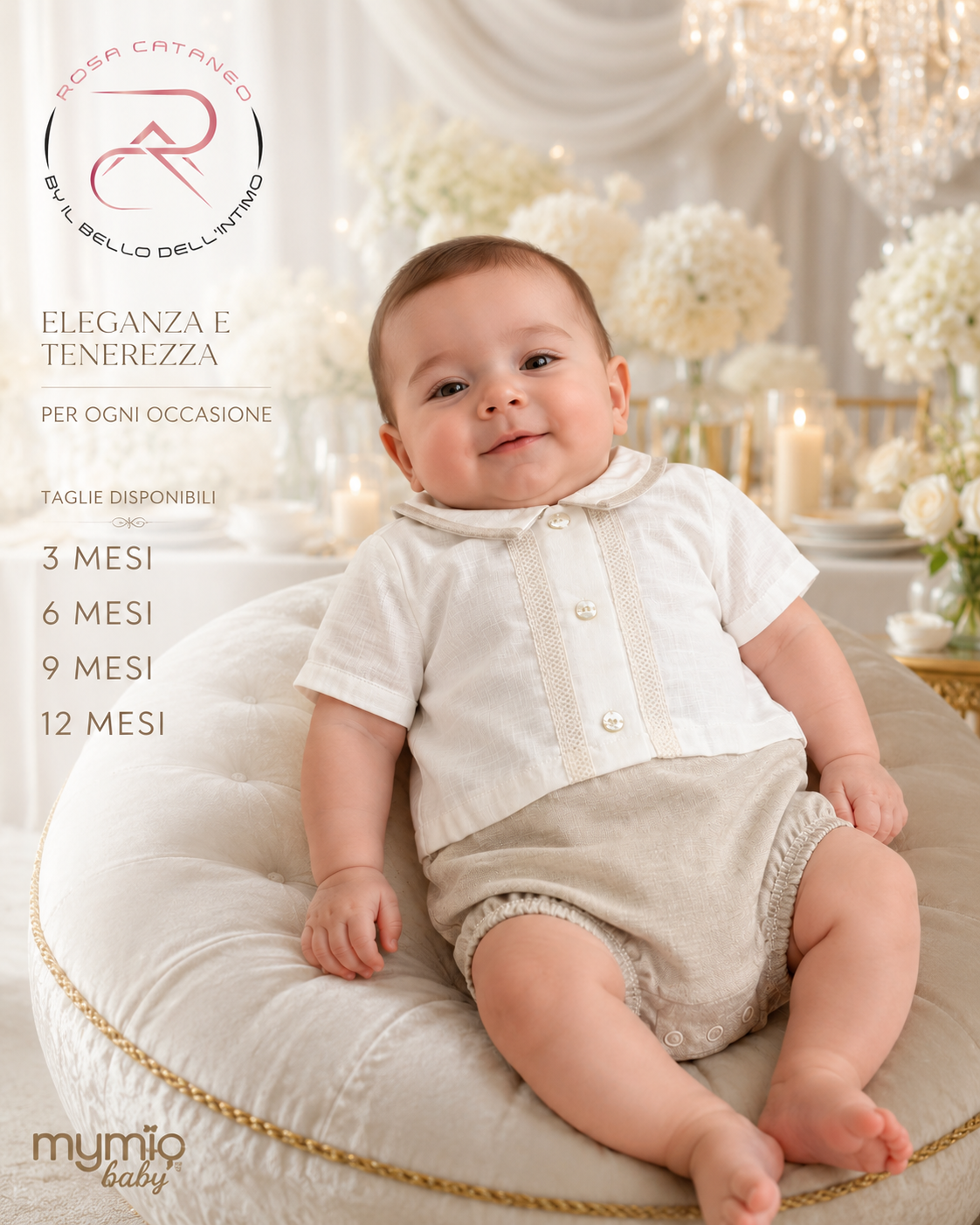 Pagliaccetto Elegante Neonato 🤍🤎