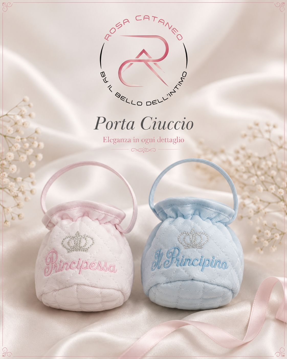Portaciuccio “Principessa” e “Il Principino” 👑