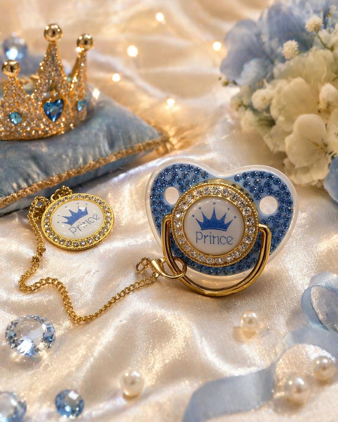 Succhietto Gioiello “Prince & Princess” con Clip