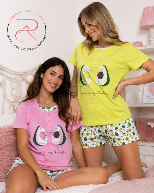 Pigiama corto donna in cotone – ATENA | LUNA LOUNGE