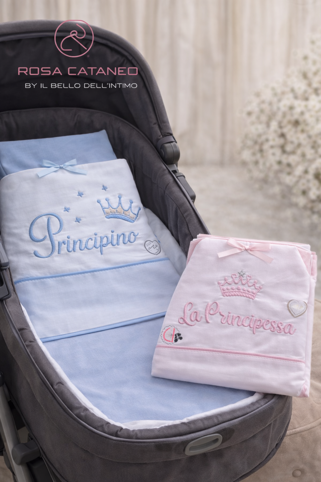 ✨ Completo Lenzuola Passeggino “Principessa / Principino” ✨