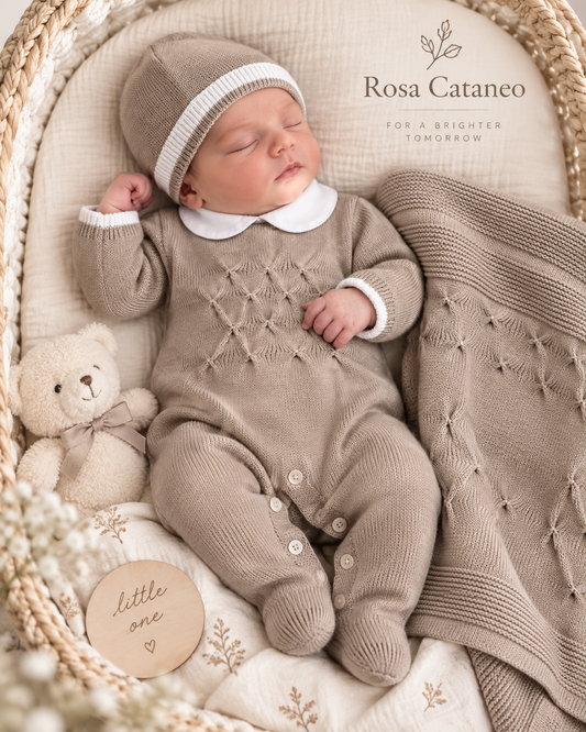 Set Nascita 3 Pezzi Neonata in Maglia – NG-3488 Dis. 4