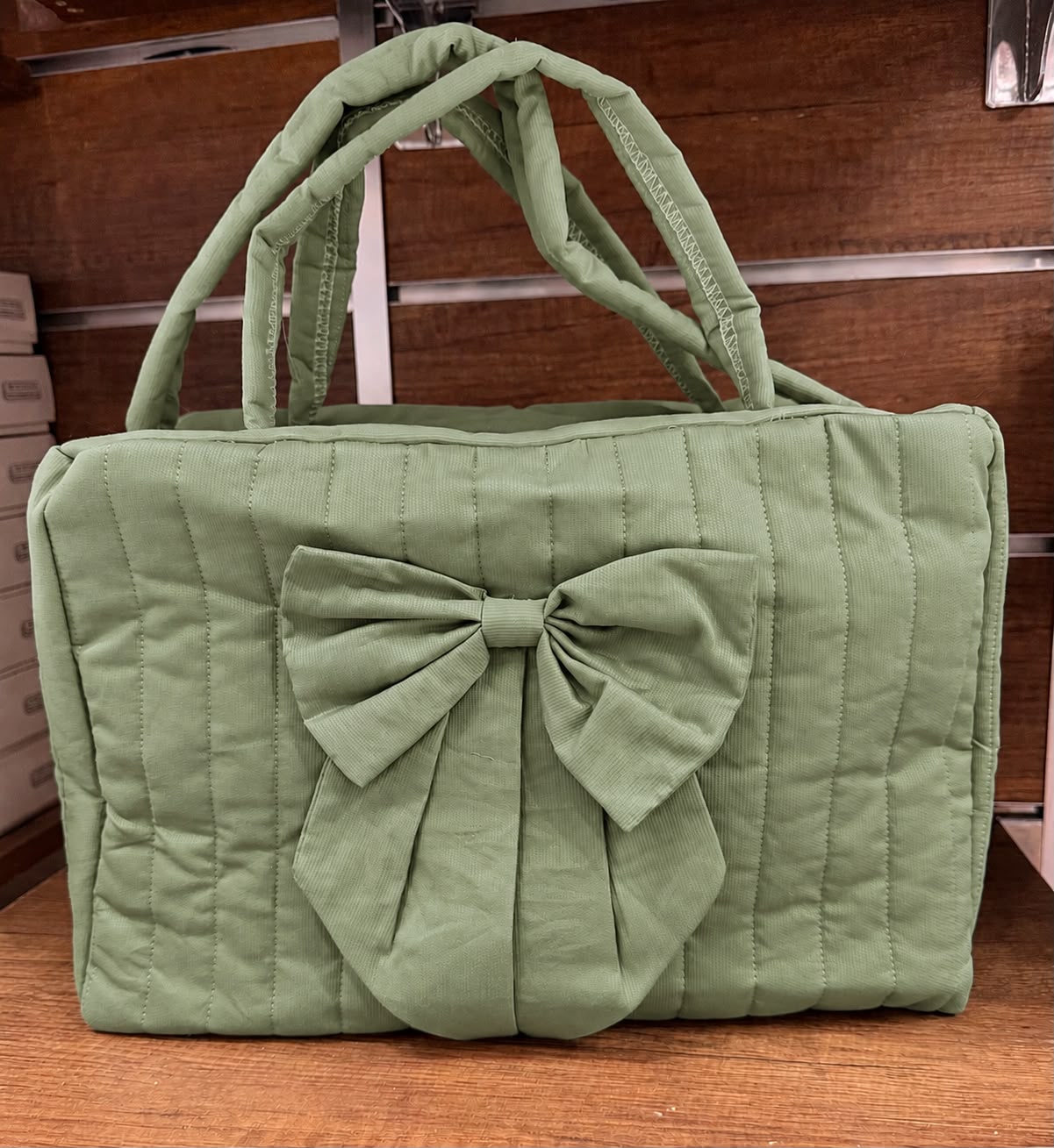 Borsa Mamma Trapuntata con Fiocco