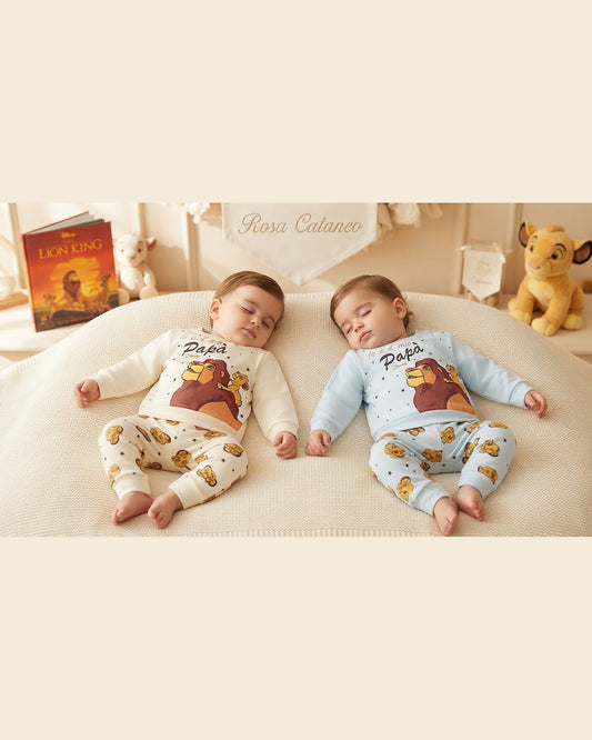 🦁 Pigiama Disney Il Re Leone in Caldo Cotone – Art. DY32P0309