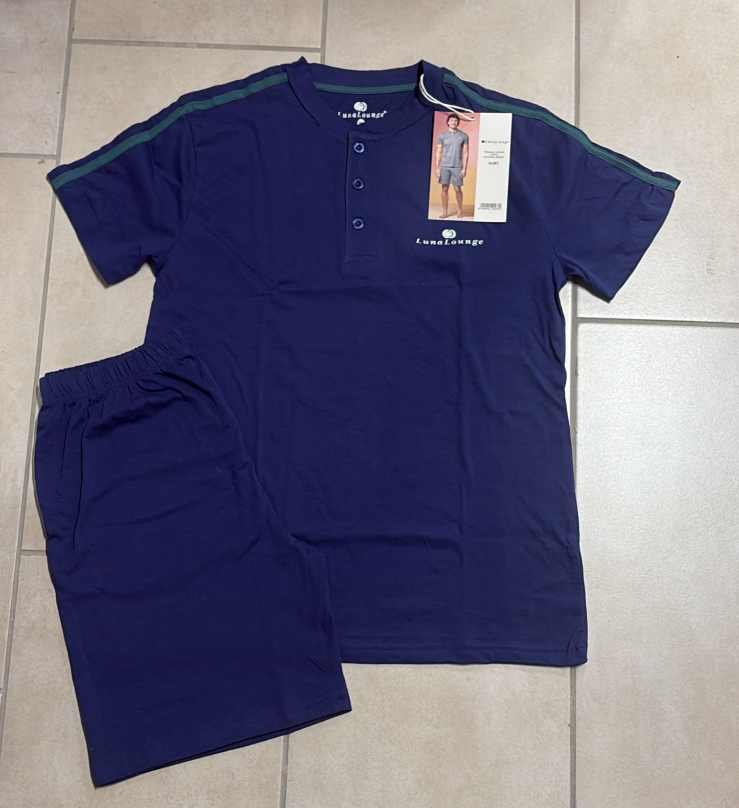 Pigiama uomo in cotone – KURT | LUNA LOUNGE