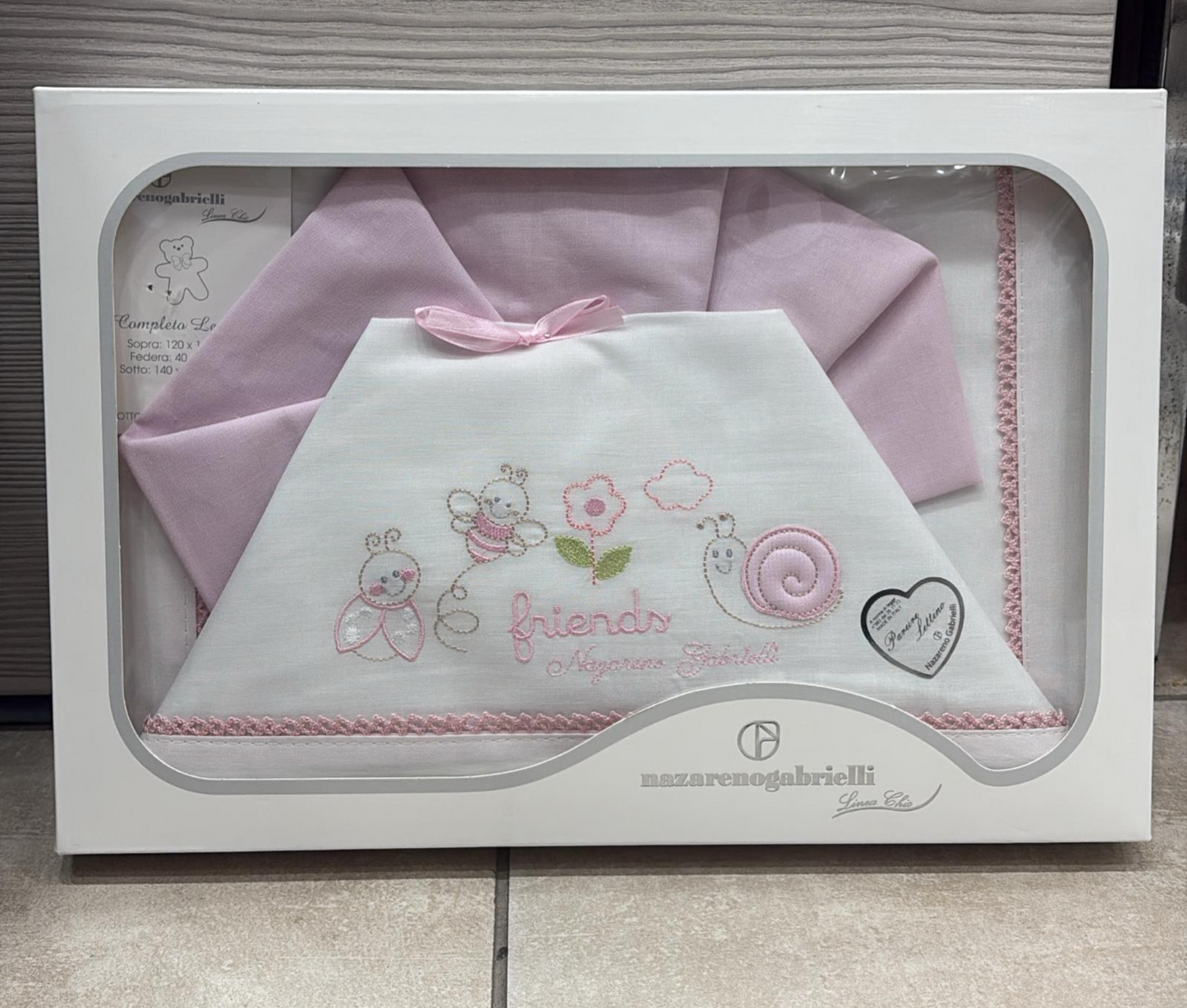 ✨ Completo Lenzuola Lettino – Nazareno Gabrielli