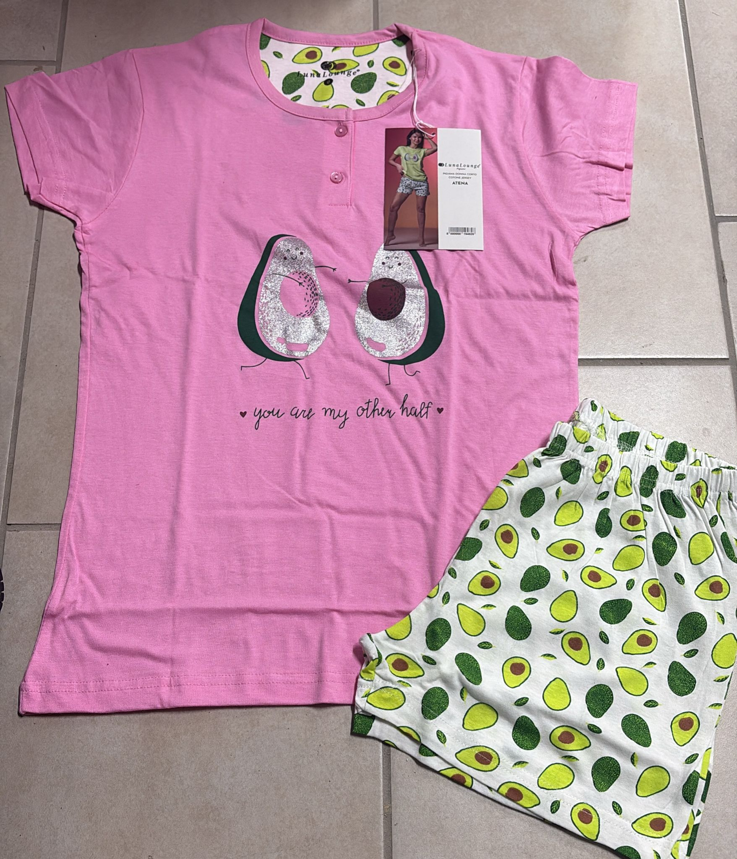 Pigiama corto donna in cotone – ATENA | LUNA LOUNGE