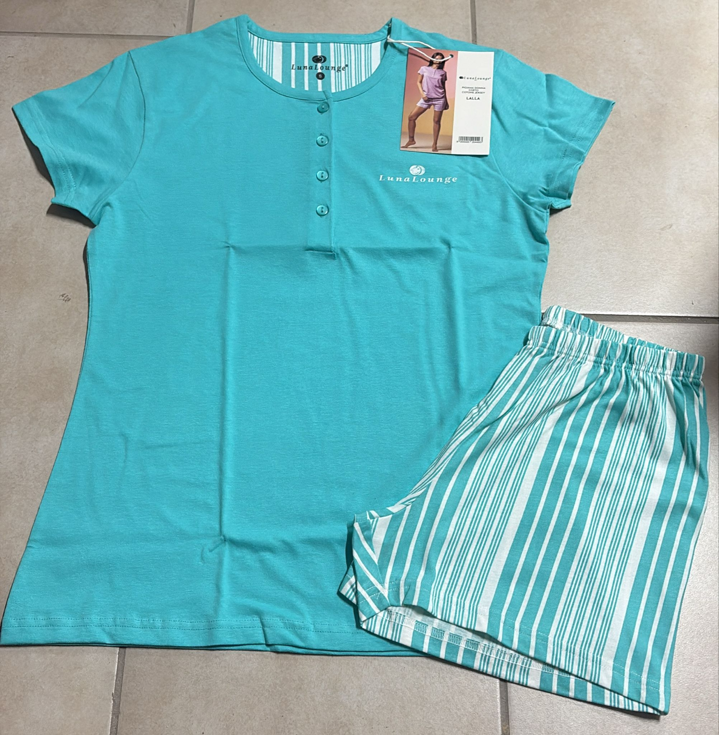 Pigiama corto donna in cotone – LALLA | LUNA LOUNGE