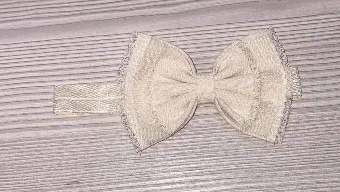 Fascia Neonata Elegante con Fiocco – Rosa Cataneo