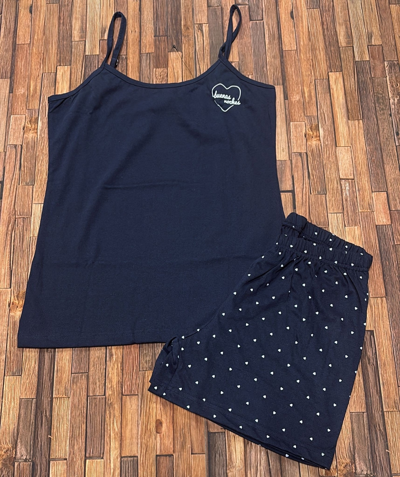 Pigiama Donna Spalla Larga con Pantaloncino Mastro Bianco – Super Promo €3,50