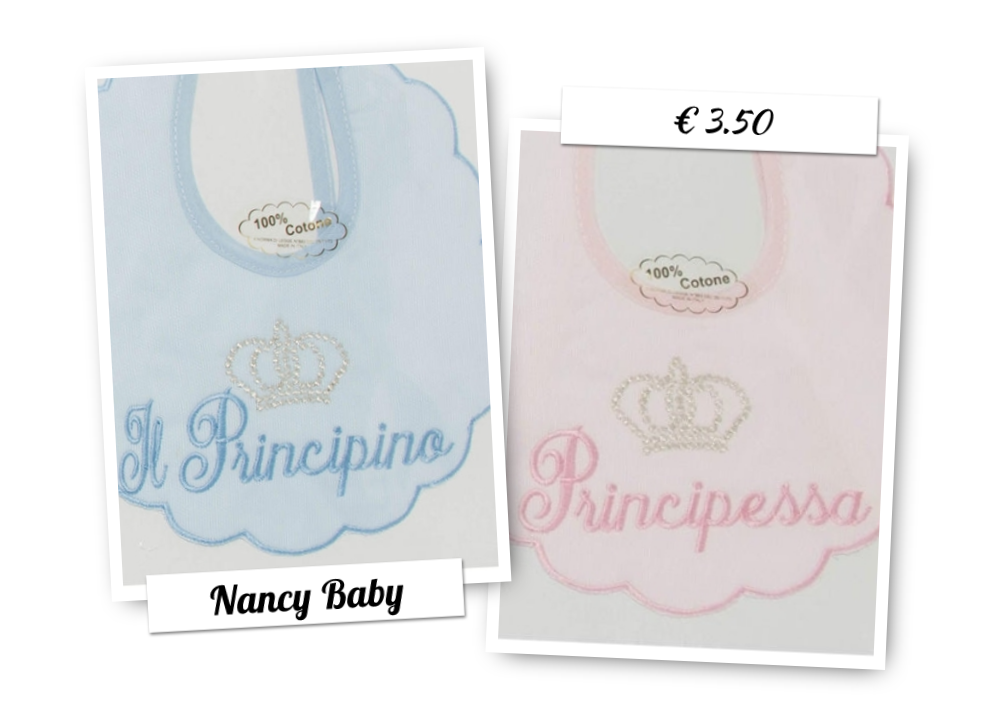 BAVETTA PRINCIPESSA O PRINCIPINO