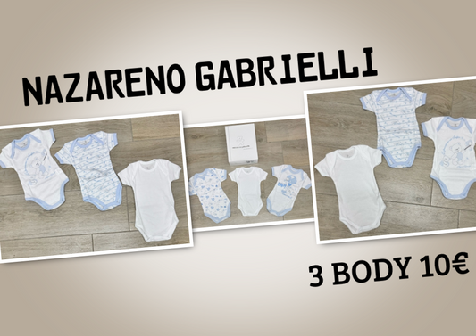 3 BODY DELLA NAZARENO GABRIELLI A SOLI 10€