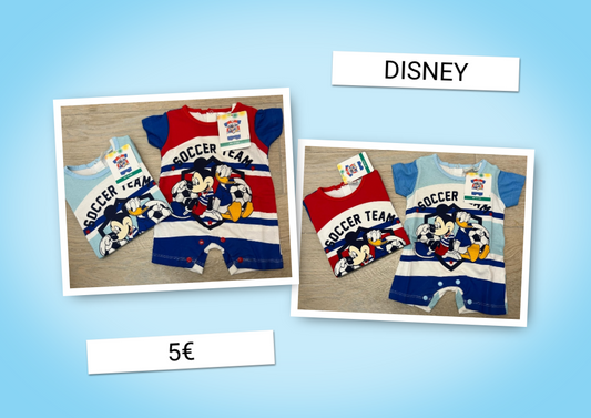 Pagliaccetto neonato Topolino – Linea Disney Art. WD101293