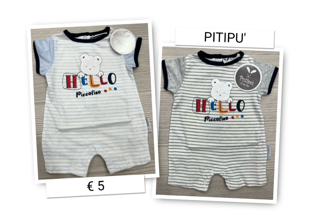 PAGLIACCETTO PUTIPU' Art. P522 A SOLI 5€