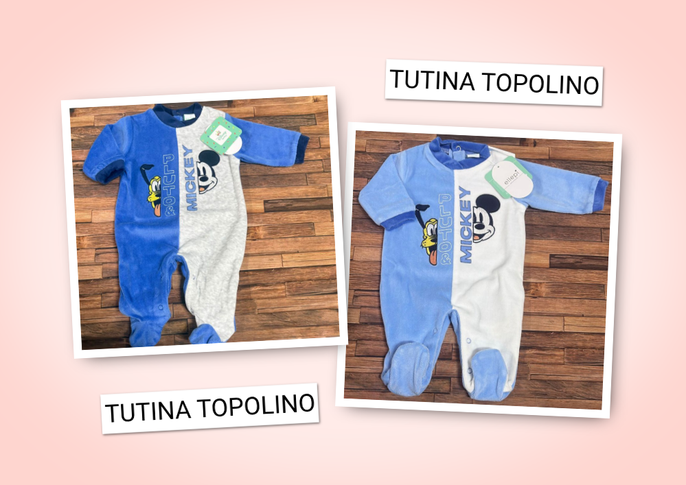 Tutina in Ciniglia Disney Mickey & Pluto per Neonato.
