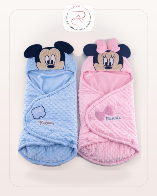 Sacco Nanna Disney Mickey & Minnie in Morbida Ciniglia – Avvolgente e Caldo